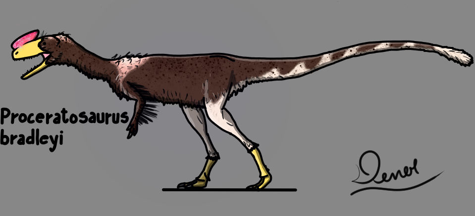 Proceratosaurus by DenerDPaleoarts on DeviantArt
