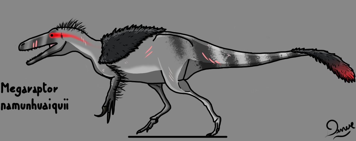 White Mega Rapter Megaraptor by DenerDPaleoarts on DeviantArt