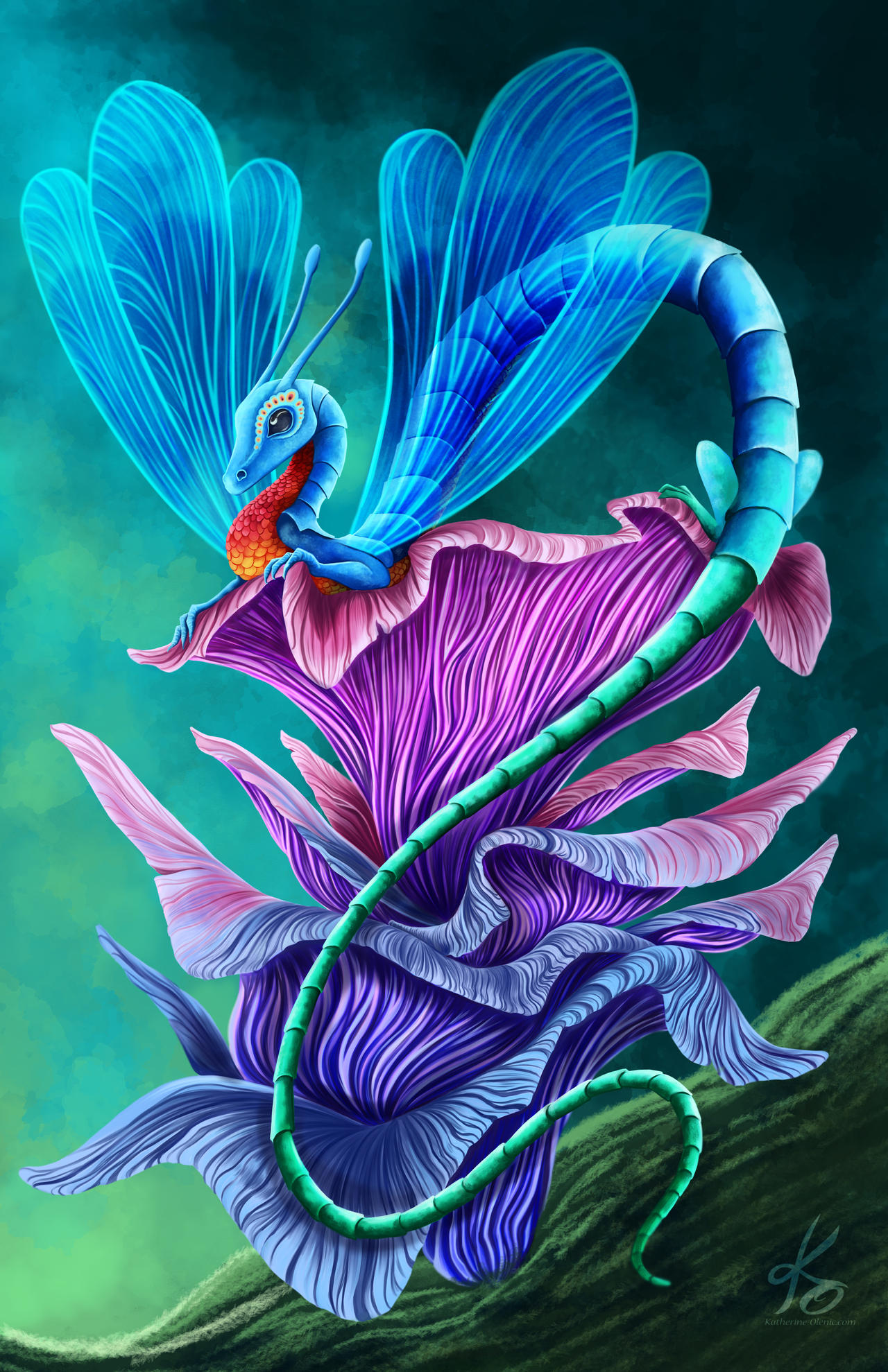 Wasp Dragon by Katherine-Olenic on DeviantArt