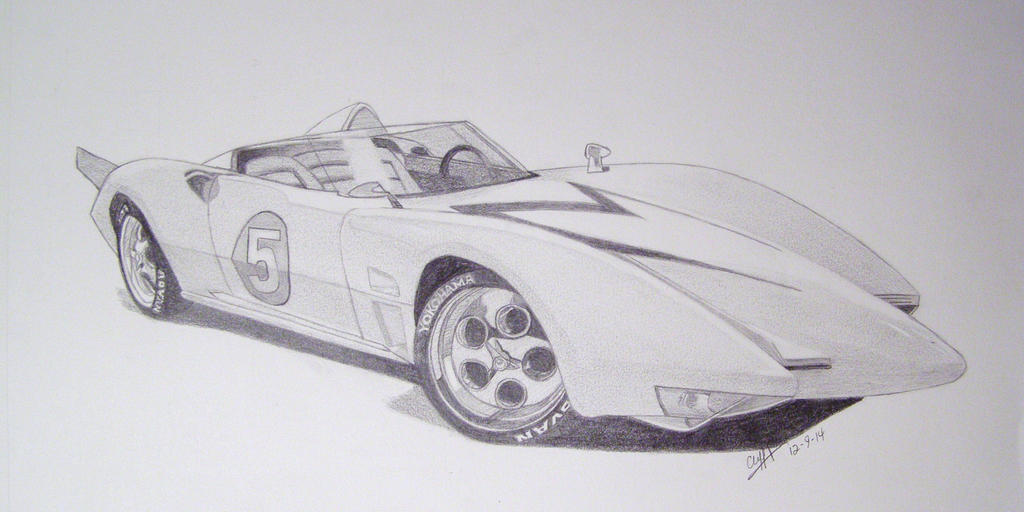 Speed Racer MACH 5 Cutaway Art This piece of art was based on the book “ Speed