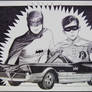 Batman and Robin and the Batmobile