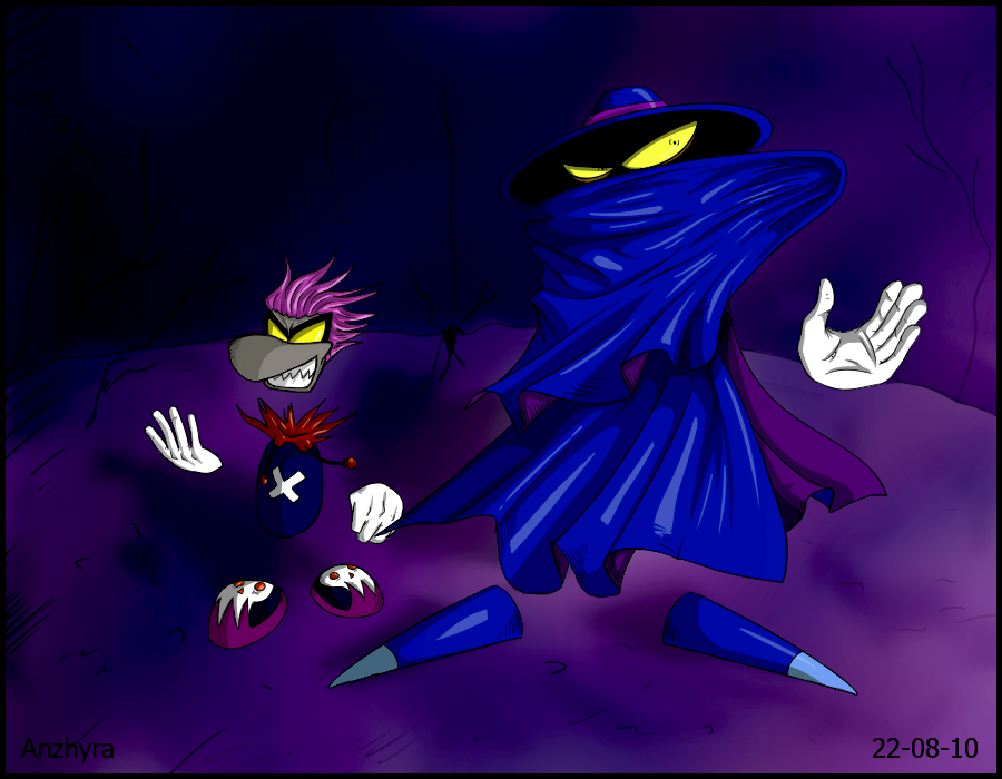 Mr Dark and Bad Rayman by Anzhyra on DeviantArt