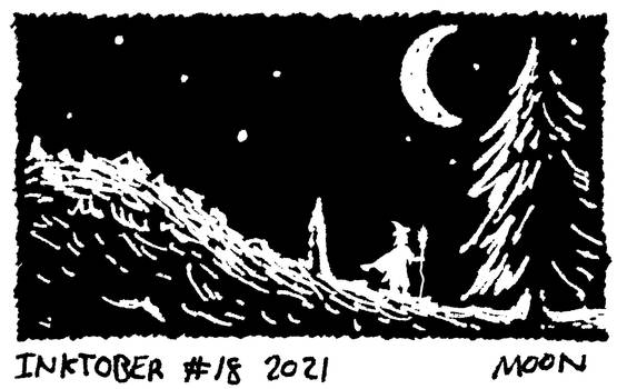 A Witch in the Night - Inktober 2021 18