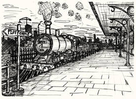 Ghost Of Gallerys Past Pencil Background