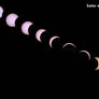 Partial Solar eclipse as viewed from the UK 2026