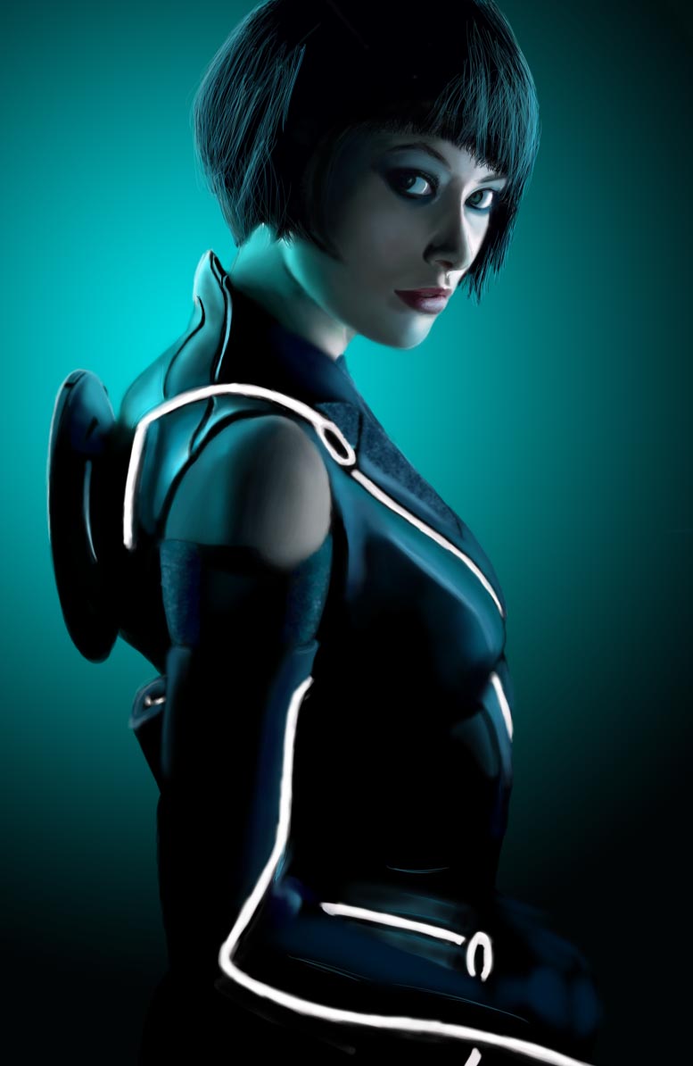Quorra Tron Legacy Painting By Mogura no kanji On DeviantArt quorra-tron-legacy-wallpapers-wallpaper-cave