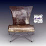 Folding Chair Enhanced with Leather