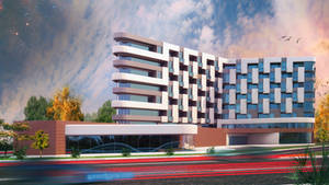Futuristic Office Building