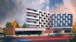 Futuristic Office Building by 1zmim