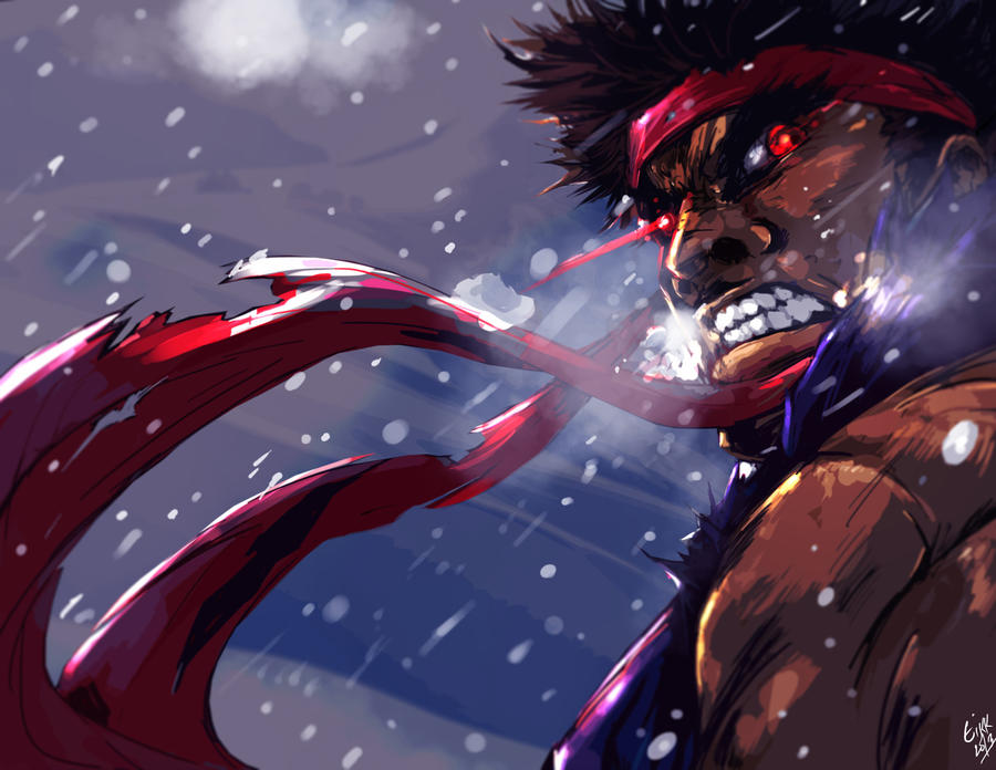 Hurt Ryu Evil Ryu retouch by ibroid on DeviantArt