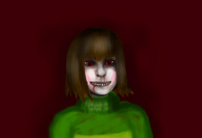 Scary Chara Undertale Portrait By Madrabbitzzz On Deviantart Scary Chara Undertale Portrait By Madrabbitzzz On Deviantart