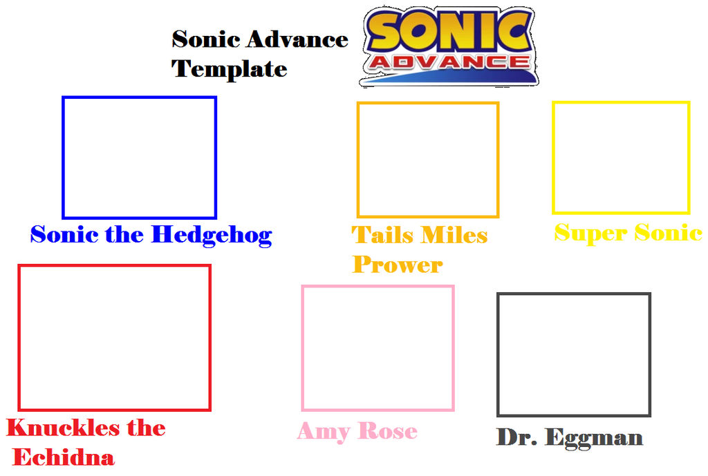 Sonic Advance Template by Darth19 on DeviantArt