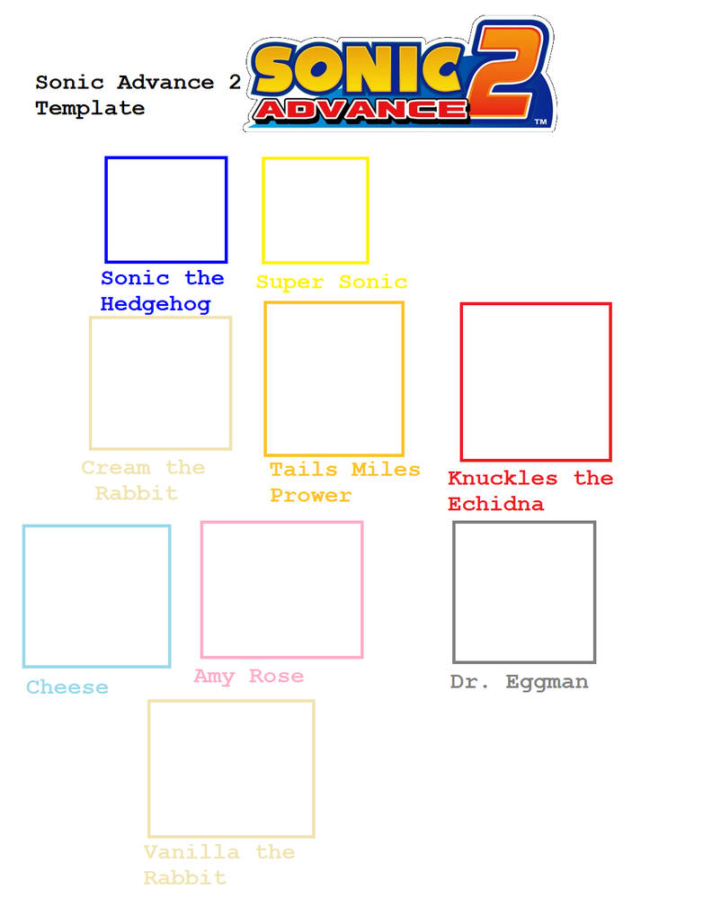 Sonic Advance 2 Template by Darth19 on DeviantArt