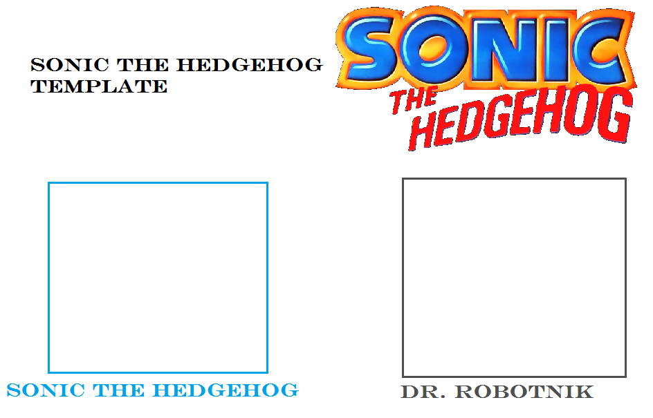 Sonic the Hedgehog Template by Darth19 on DeviantArt