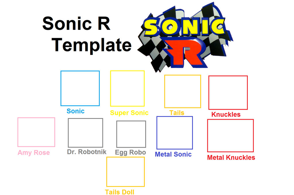 Sonic R Text Sonic R Template by Darth19 on DeviantArt