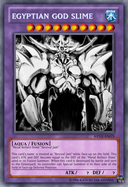 Egyptian God Slime by Darth19 on DeviantArt