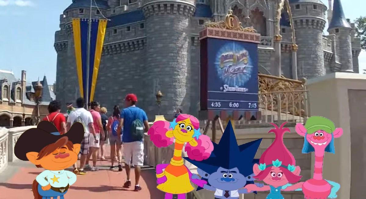 Poppy and friends at the castle Walt Disney World by Darth19 on DeviantArt