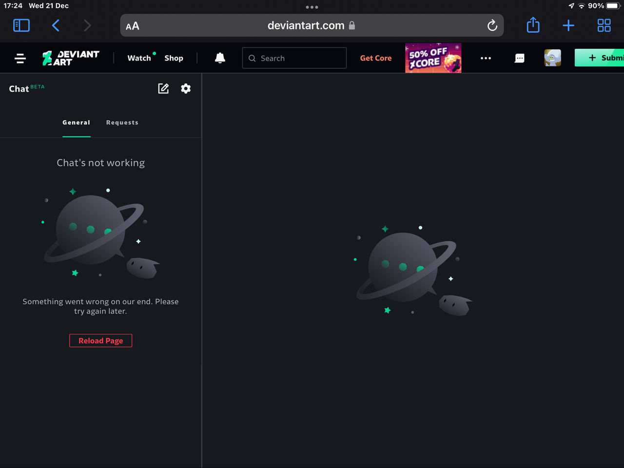 Deviantart Chat Not Working Not again by Darth19 on DeviantArt