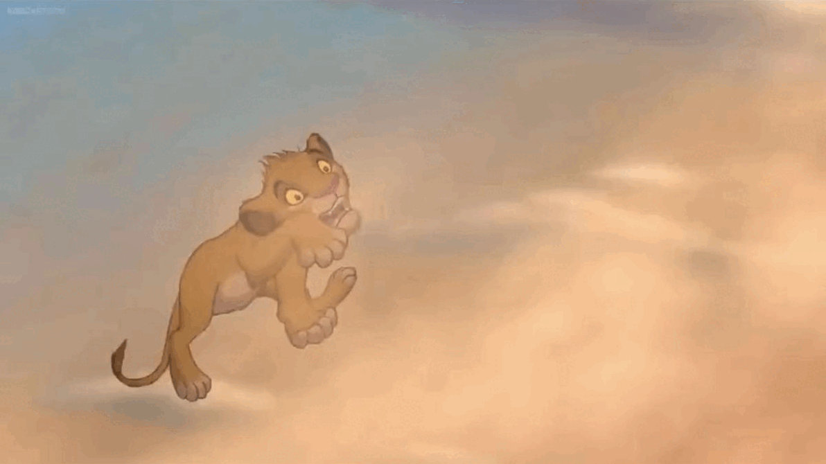 Simba Chasing Simba sent flying by Darth19 on DeviantArt