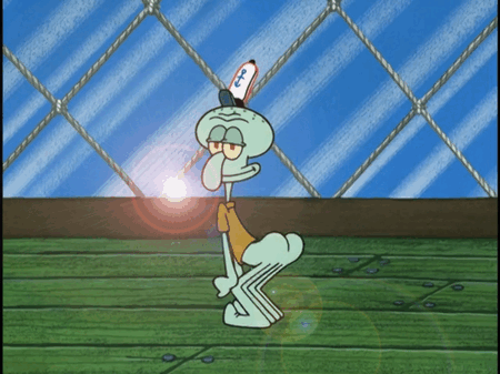 Squidward shakes his butt with Lens Flare by Darth19 on DeviantArt