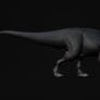 Carcharodontosaurus sp. model
