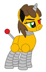 Angel Pearl as the PONYBOT 10000