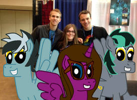 Me with Black Gryph0n and Baasik