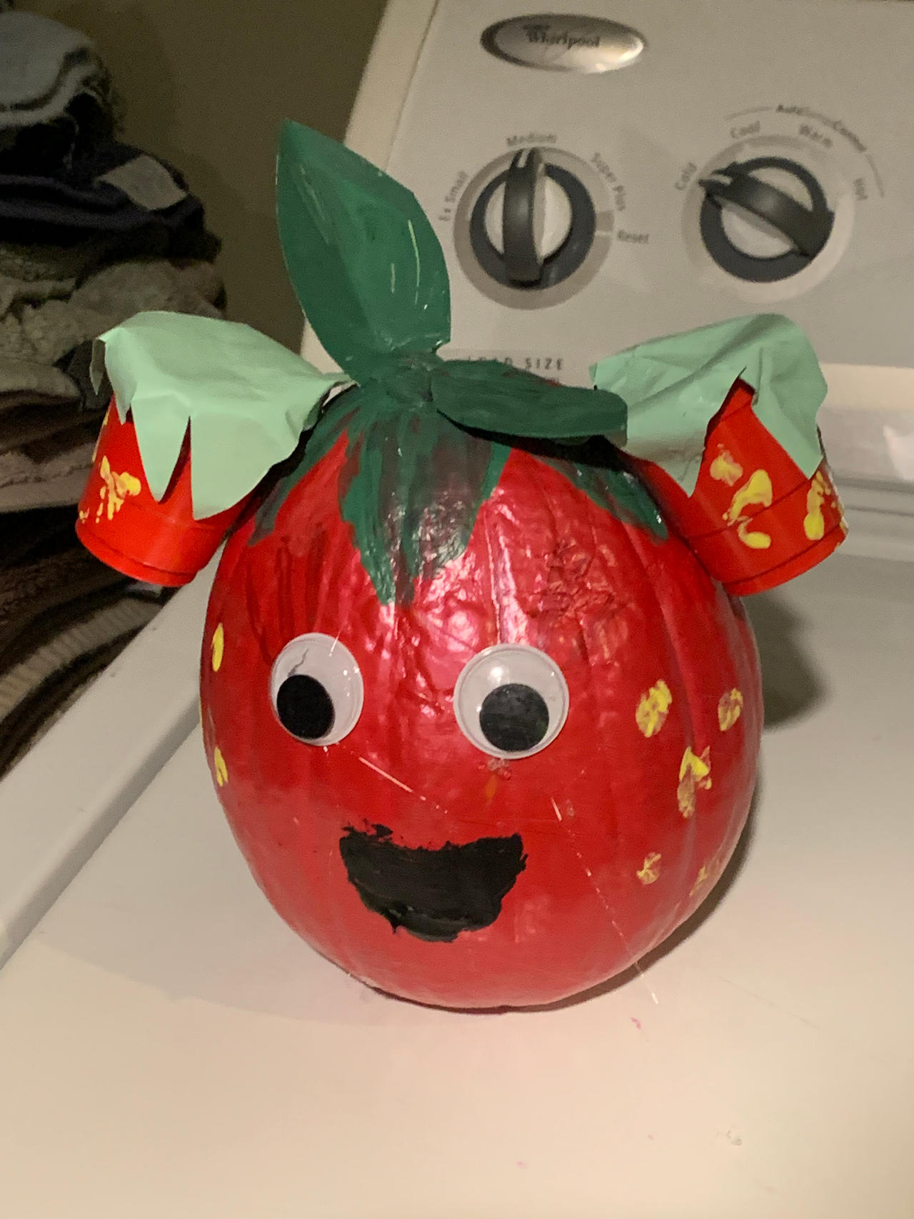 The Masked Singer Strawberry Shortcake pumpkin