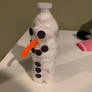 12 Crafts of Christmas Day 8 - Water Bottle Snowma