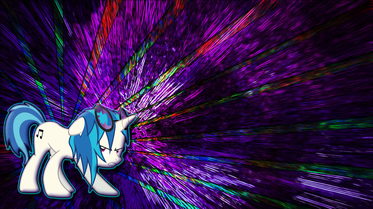 Vinyl Scratch Wallpaper (No laser with color) by pyritey on DeviantArt