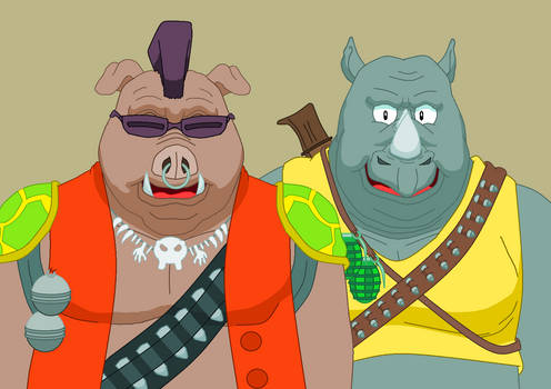 Bebop and Rocksteady Beast