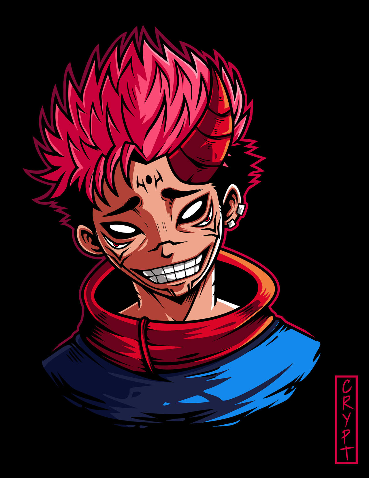 Crypted Sukuna by ANTGNST on DeviantArt