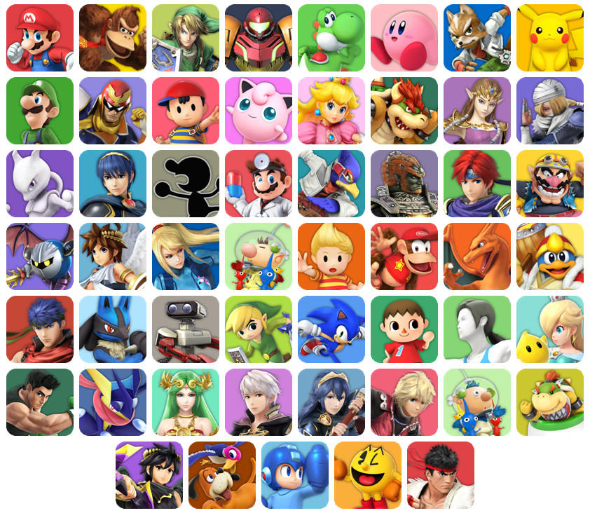 Ssb4 Super Smash Bros. 4 Characters Background by Marioexpert on DeviantArt