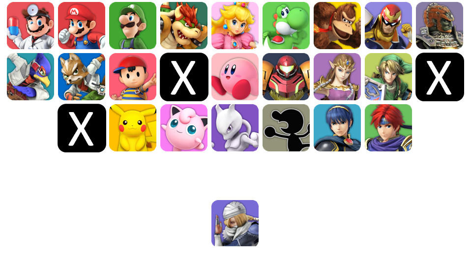 Super Smash Bros. Melee Roster Smash 4 Style by Marioexpert on DeviantArt