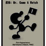 SSB Fighter Card #26: Mr. Game and Watch