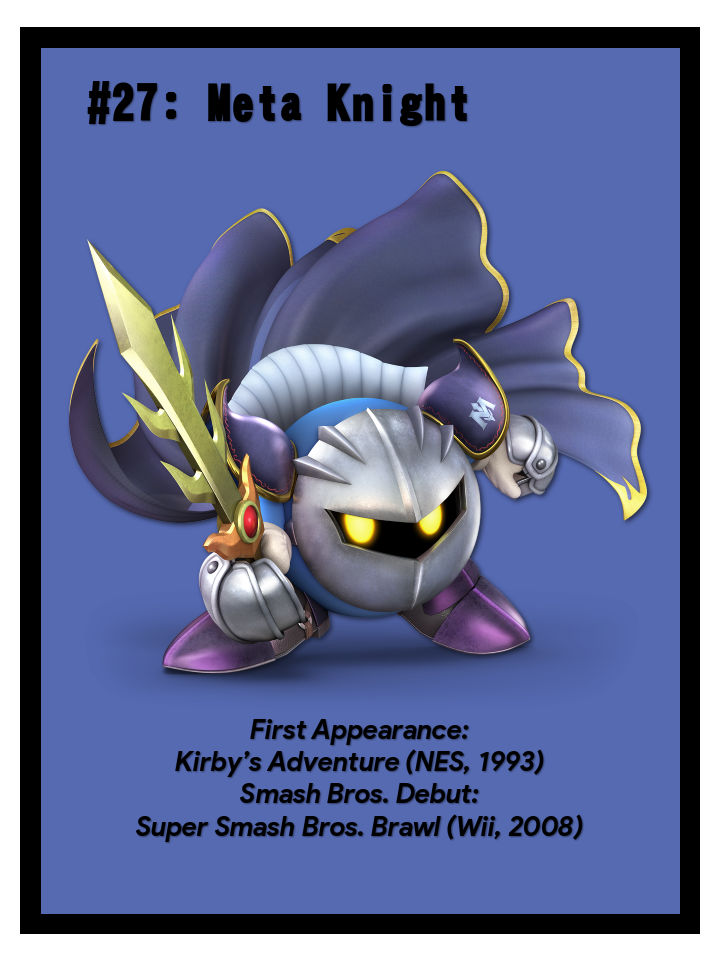 Super Smash Bros. Fighter Card #27: Meta Knight by Marioexpert on ...