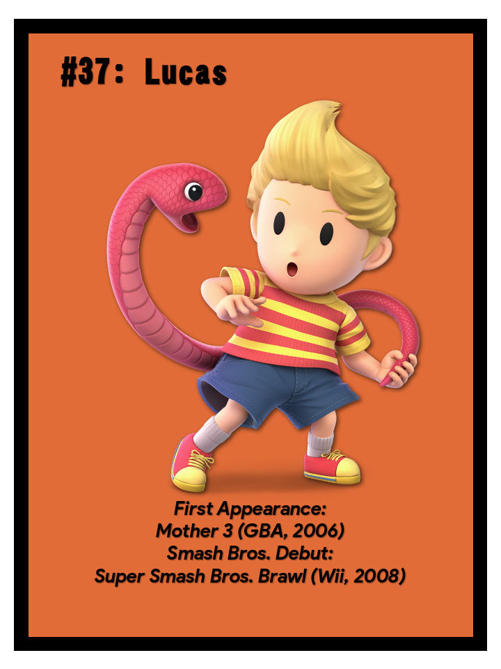 Super Smash Bros. Fighter Card #37: Lucas by Marioexpert on DeviantArt