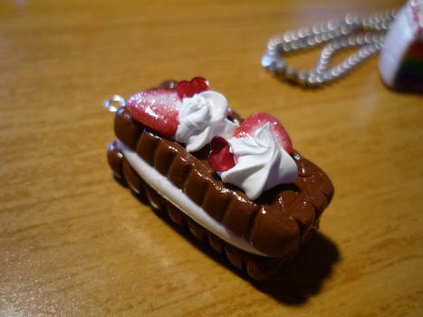 Chocolate Strawberry Eclair