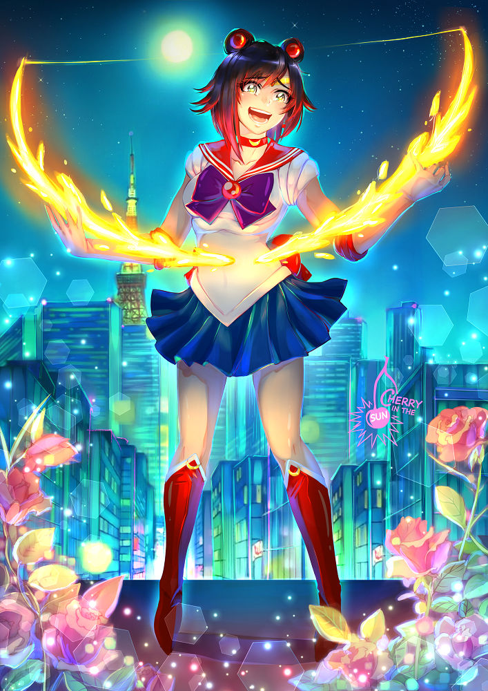 Ruby - Sailor Moon and Sailor Mars by CherryInTheSun on DeviantArt