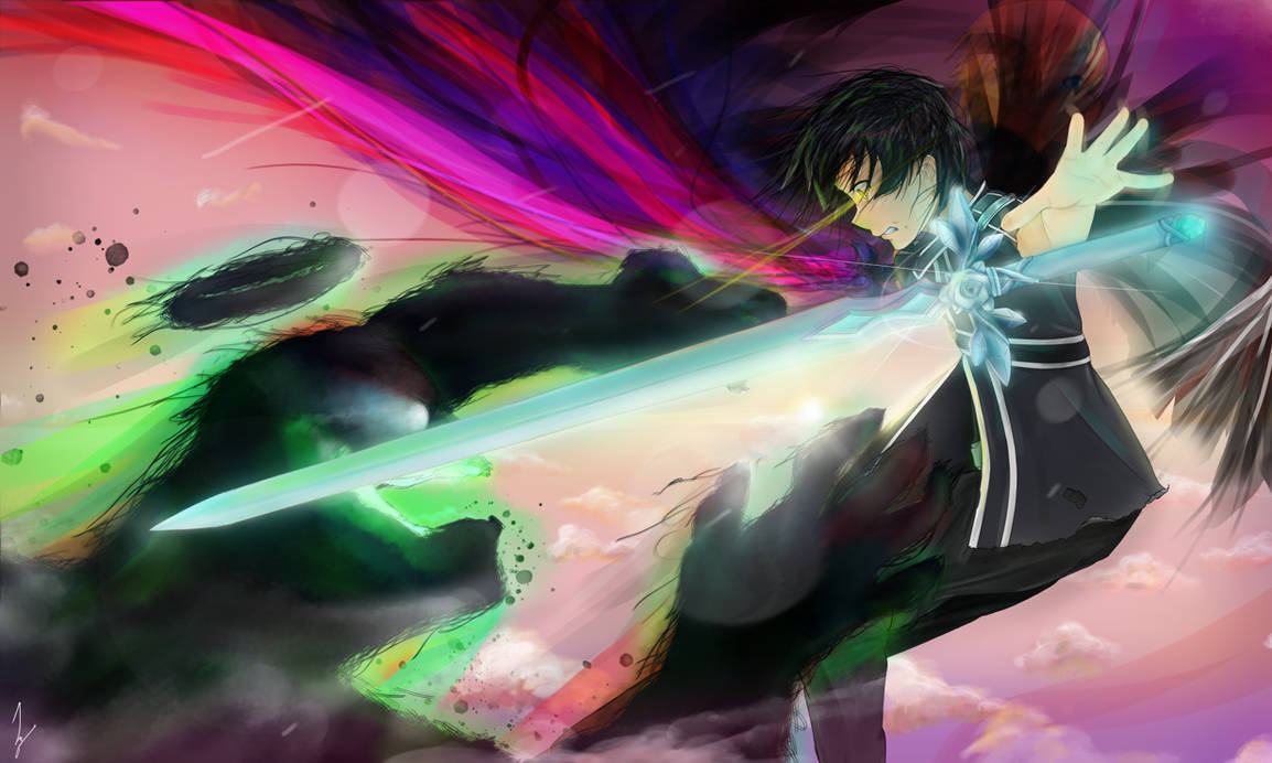 Sword Art Online Kirito Vs Gabriel Small Tweak By 3amgangart On Deviantart Sword Art Online Kirito Vs Gabriel Small Tweak By 3amgangart On Deviantart