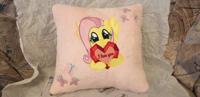 Fluttershy I love you Pillow