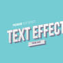 Isometric Text Style Effect (Psd)