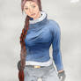 Lara Croft Winter