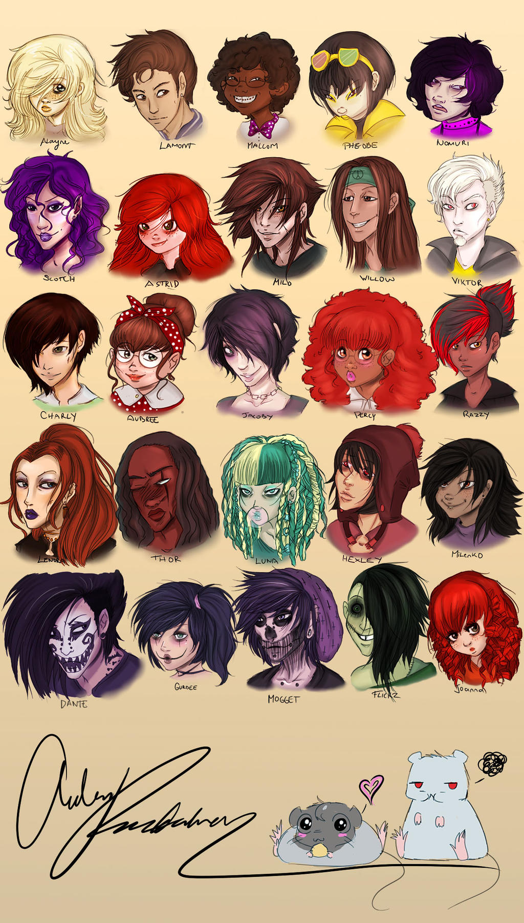 ALL THE OCS (all of them)