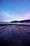 Aurora Australis from Tessellated Pavement by slayer-of-moments