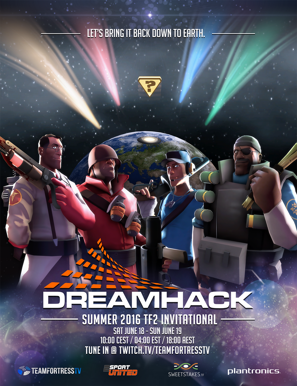 DHS TF2 Invitational 2016 Poster