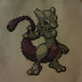 #150 Mewtwo cross stitch