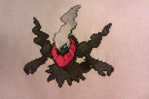 #491 Darkrai cross stitch