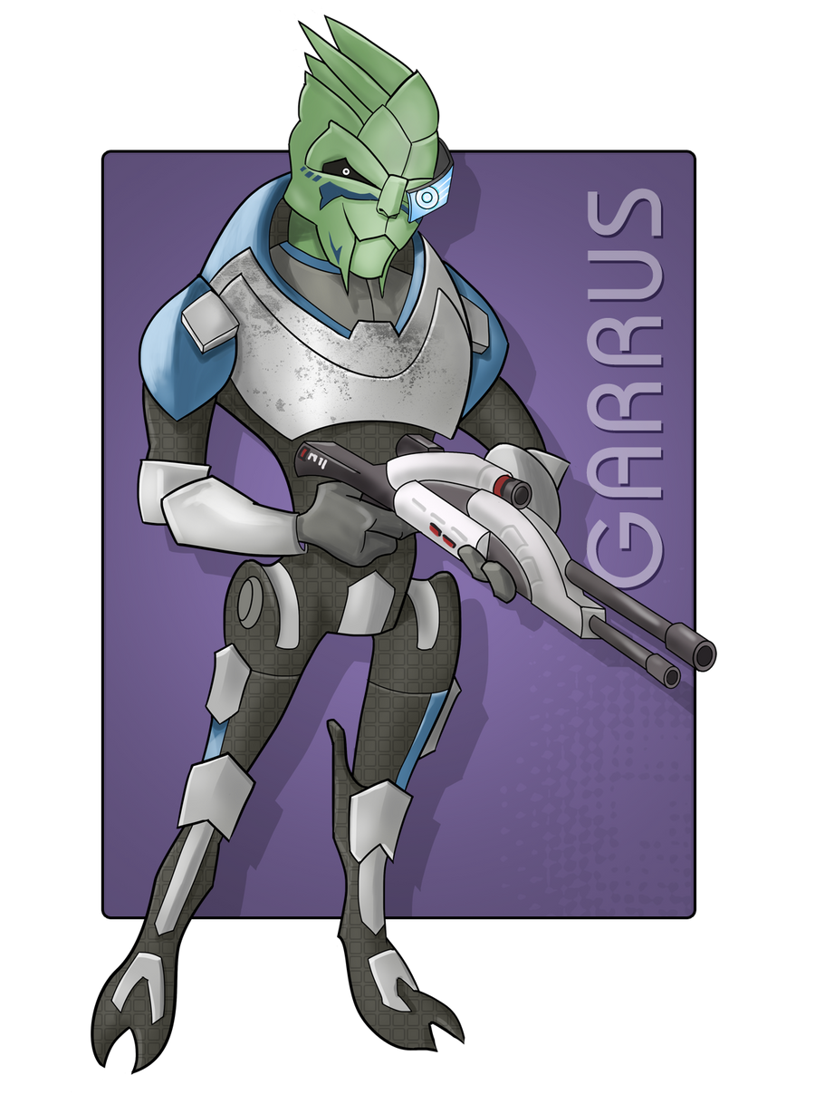 Garrus - Mission Ready with M-92 Mantis