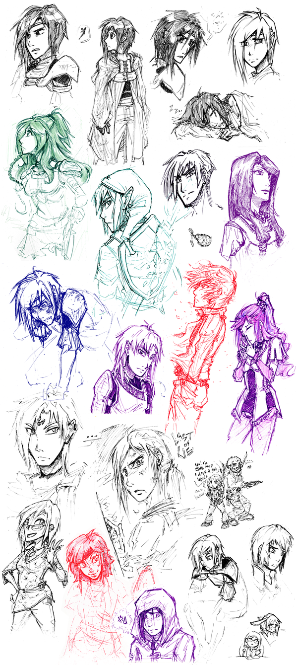 SketchDump - 001 by lirale